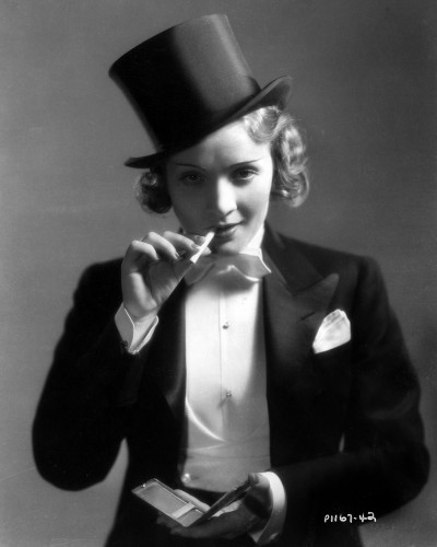 Marlene Dietrich in "Morocco," 1930. Photo courtesy of Photofest